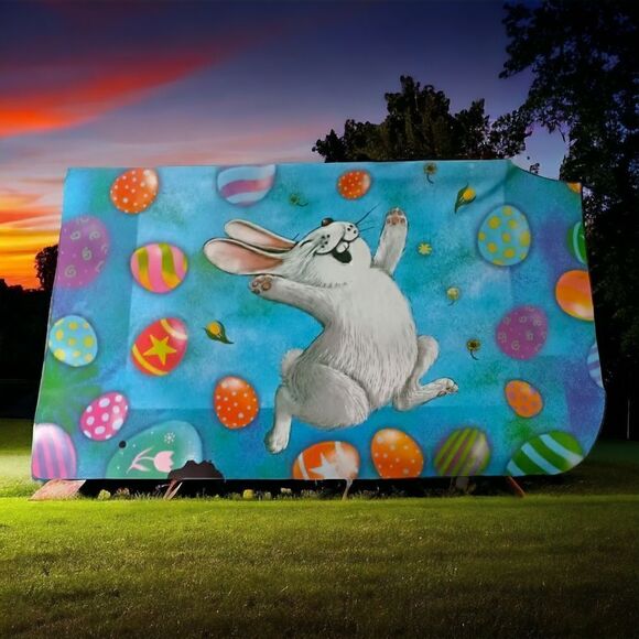 Easter Mailbox Wrap Laura Freeman Bunny Rabbit Magnetic Spring Wrapper Eggs.  Co - Picture 13 of 16